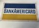 Vintage Bank Americard Double Sided Metal Sign