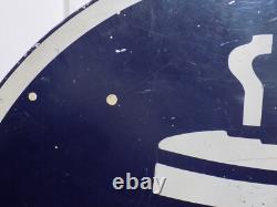 Vintage Bell Public Telephone Double Sided Flange Sign