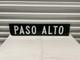 Vintage California Porcelain Street Sign Paso Alto Green Enamel Double-sided