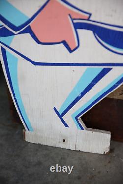 Vintage Chef Cook Butcher Kitchen Bar Sign Double Sided Wood Chef hat man