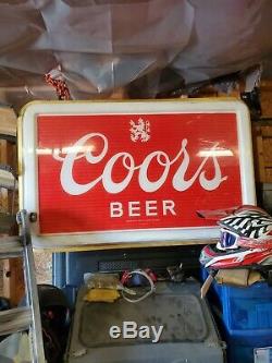 Vintage Coors Outdoor Double Sided Lighted Sign