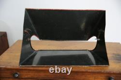 Vintage Corduroy Tire Display Stand Service Station Metal Sign RARE gas oil red