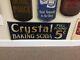 Vintage Crystal Baking Soda 5 Cents Double Sided Metal Sign Country Store
