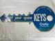 Vintage Curtis Keys Double Sided Metal Sign