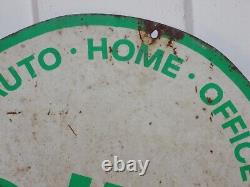 Vintage Curtis Keys Double Sided Metal Sign