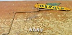 Vintage DEKALB Corn Seed Farming Double Sided Sign Weather Vane