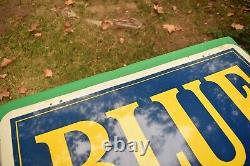 Vintage Double Sided Blue Chip Stamps Sign 30 x 36
