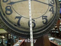 Vintage Double Sided Cast Iron Pocket Watch Advertising Sign