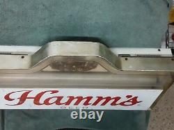 Vintage Double Sided Hamm's Beer Electric Light-Up Bar Sign 25L x 14.5H x 4W