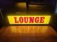 Vintage Double Sided Lounge Sign