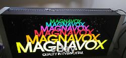 Vintage Double Sided Magnavox Light Up Sign store dealer advertising display tv