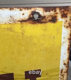 Vintage Double-Sided Metal WINDMILL REALTY Real Estate Sign Clovis CA Farmhouse