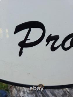 Vintage Double Sided Trust Texaco Products Porcelain Gas Station Sign 24