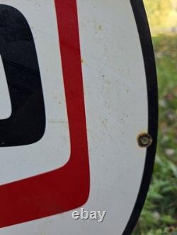 Vintage Double Sided Trust Texaco Products Porcelain Gas Station Sign 24