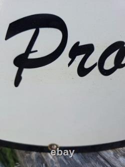 Vintage Double Sided Trust Texaco Products Porcelain Gas Station Sign 24