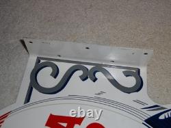 Vintage Drink Pepsi Cola Diecut 14 Metal Soda Pop Gasoline Oil Flange Sign M173