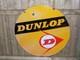 Vintage Dunlop Tire Porcelain Double Sided Sign