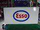 Vintage Esso Gas & Oil Double-sided Porcelain Service-gas Station Sign 36 X 18