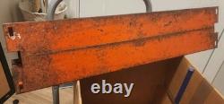 Vintage Exide Batteries Double Sided Heavy Tin Sign Base YOU START