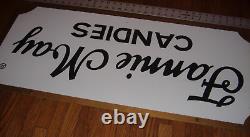Vintage Fannie May Candies Double Sided Hanging Sign