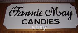 Vintage Fannie May Candies Double Sided Hanging Sign