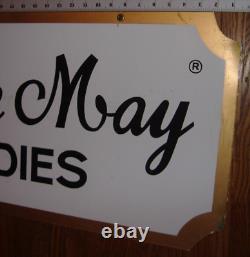 Vintage Fannie May Candies Double Sided Hanging Sign