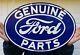 Vintage Ford Genuine Parts Porcelain Sign Double Sided Chicago