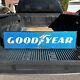 Vintage Good Year Tires Double Sided Dealer Sign 48x 12 Advertising Gas Oil
