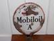 Vintage Gargoyle Mobiloil A Double Sided Porcelain Sign
