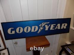Vintage Good Year Tire Independent Dealer This Metal Double Sided Sign