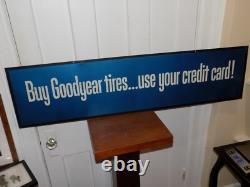 Vintage Good Year Tire Independent Dealer This Metal Double Sided Sign