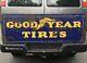 Vintage Goodyear Tires Porcelain Double Sided Sign