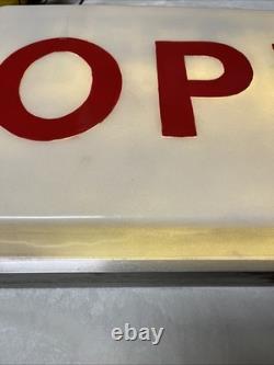 Vintage Hershey's Ice Cream Double Sided Light Up OPEN Sign WORKS