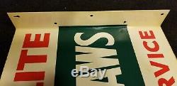 Vintage Homelite Chainsaw, Sign, Collectible, Double Sided (NOS)