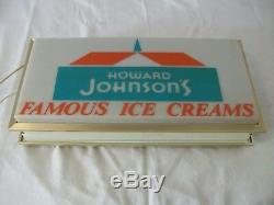 Vintage Howard Johnson's Restaurant Ice Cream Sign-Double Sided Light