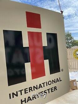 Vintage International Harvester 30 Double Sided Nos Blem Porcelain Sign Last 1