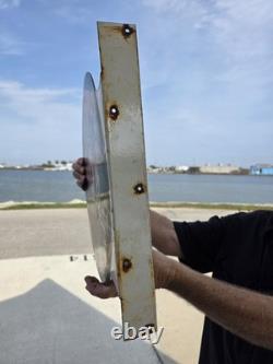 Vintage International Harvester Double Sided Porcelain Sign Farmall Equipment