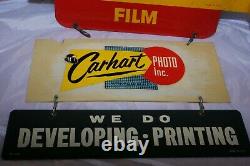 Vintage KODAK On Sale Here-Film Double Sided Painted Enamel Advertising SIGN