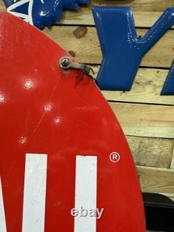 Vintage Kendall Motor Oils Metal Double Sided Sign 24