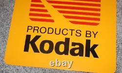 Vintage Kodak Camera Double Sided Hanging Metal Advertising Sign 20x23 3/8