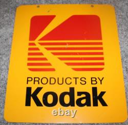 Vintage Kodak Camera Double Sided Hanging Metal Advertising Sign 20x23 3/8