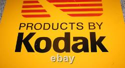 Vintage Kodak Camera Double Sided Hanging Metal Advertising Sign 20x23 3/8