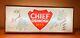 Vintage Lighted Chief Oshkosh Beer Sign, Rare Double Sided Sign