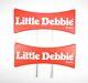 Vintage Little Debbie Double Sided Wooden Sign
