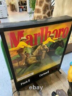 Vintage Marlboro Double-sided Electric Light Up Sign