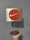 Vintage Metal Nike Sign Double Sided Nike Store Display