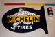 Vintage Michelin Tires Bibendum Man Cigar 22.5 Metal Gasoline & Oil Flange Sign