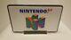 Vintage Nintendo N64 Retail Store Rare Display Sign Double-sided Nes Underneath