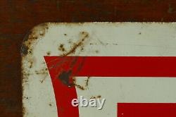 Vintage Northrup King Seed Sales Dealer Double Sided Advertising Metal Sign 22