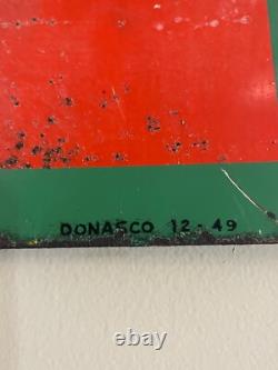 Vintage Original 1949 Wayne Feeds Double Sided Advertising Sign